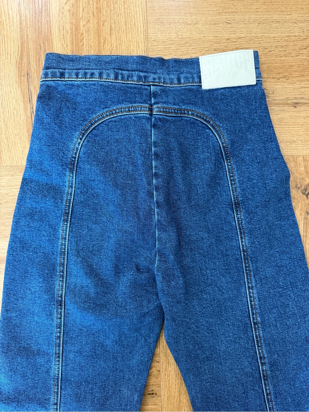 REVICE Los Angeles High Rise Wide Leg Jeans Size 26 Blue Denim Y2K NEW W/O TAG - Picture 7 of 8